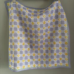 Vintage Moschino Peace + Hearts Scarf